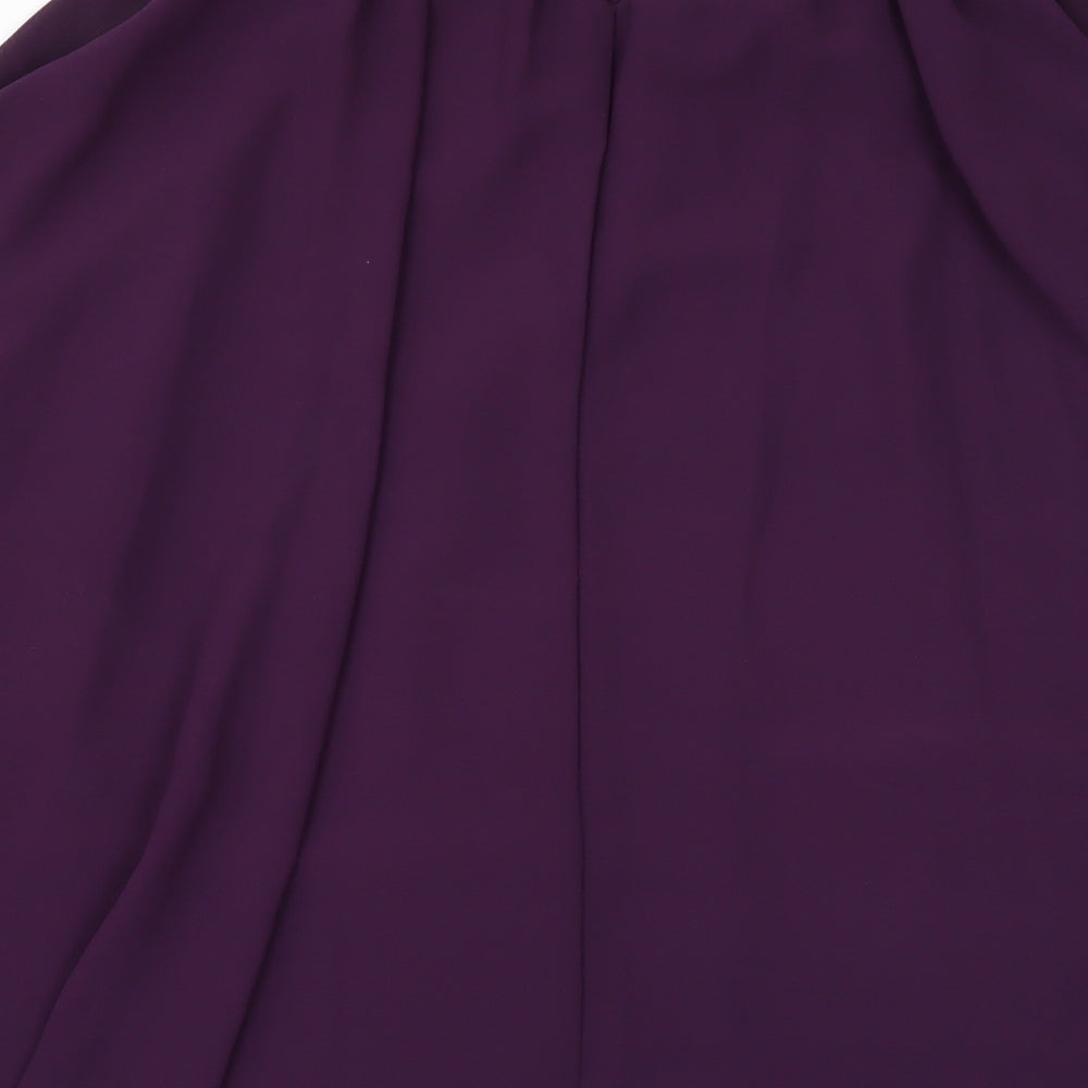Krisp Womens Purple   Tunic Blouse Size L