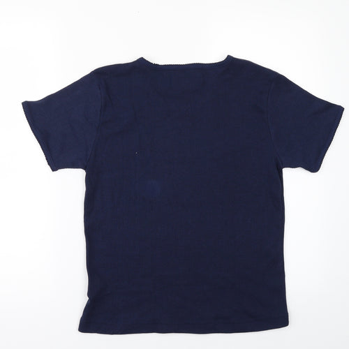 nouveau Womens Blue   Basic T-Shirt Size S