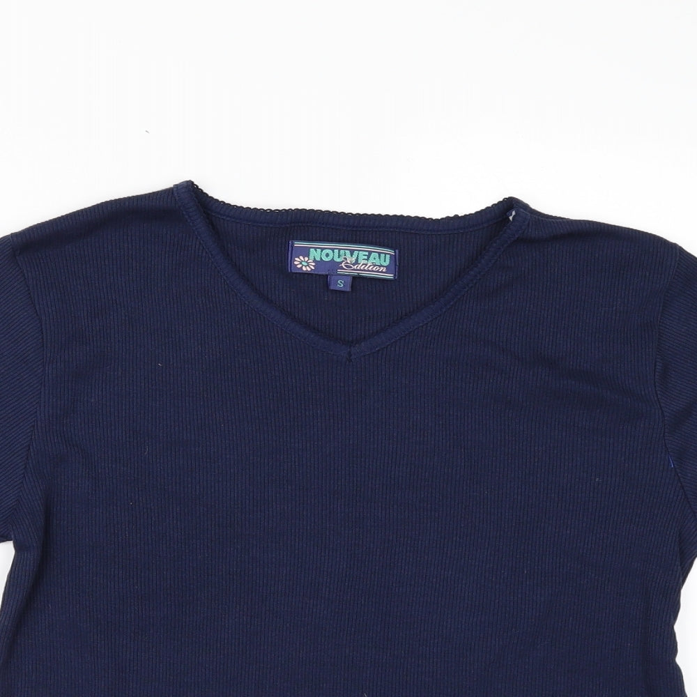 nouveau Womens Blue   Basic T-Shirt Size S