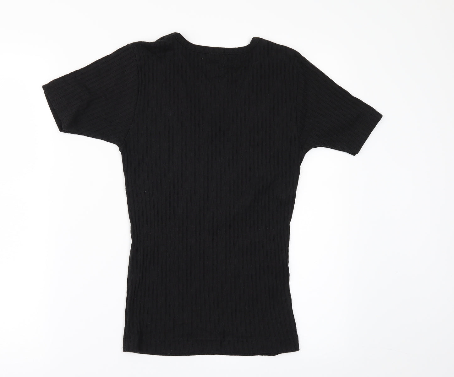 JORDANA Womens Black   Basic T-Shirt Size M