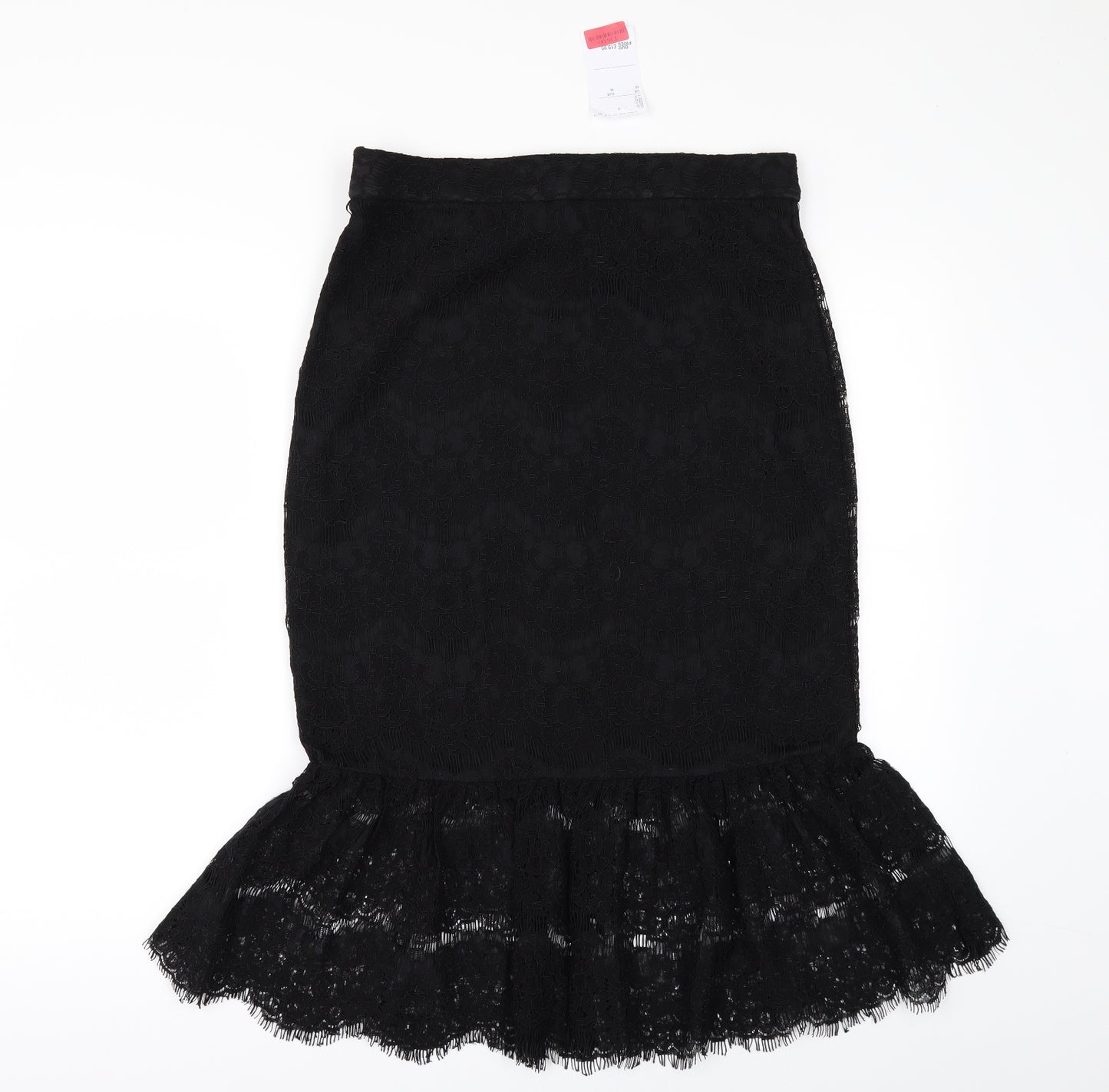 faith and joy Womens Black  Lace Pettiskirt Set Size M