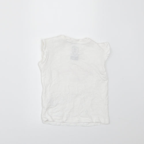 Middlesbrough Fc Baby White   Basic T-Shirt Size 3-6 Months  - Middlesbrough Football Club