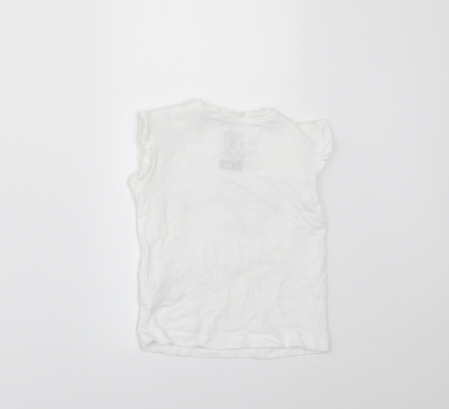 Middlesbrough Fc Baby White   Basic T-Shirt Size 3-6 Months  - Middlesbrough Football Club