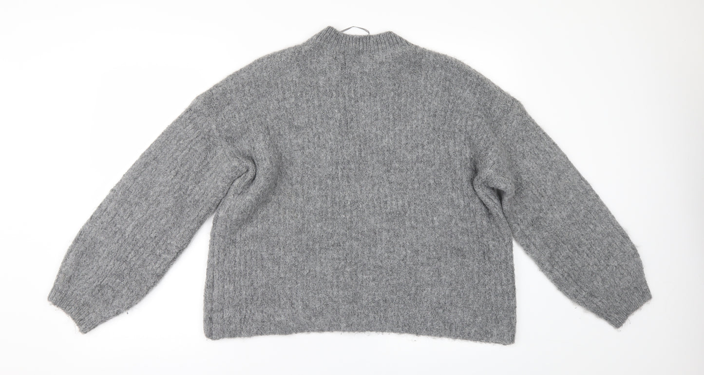 Marks and Spencer Womens Grey   Pullover Jumper Size M