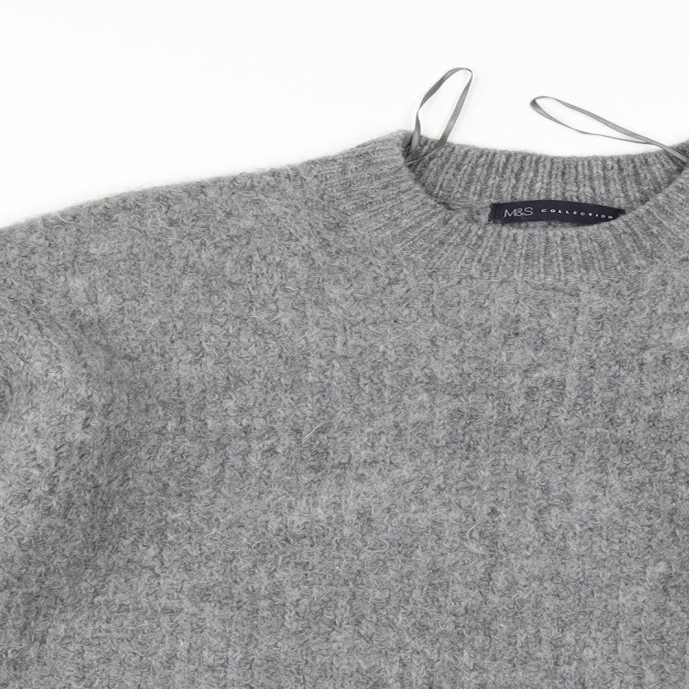 Marks and Spencer Womens Grey   Pullover Jumper Size M