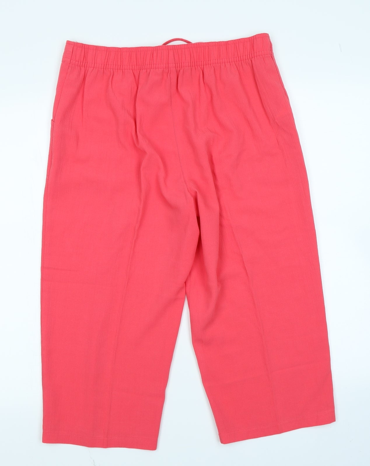 Papaya Womens Pink   Capri Trousers Size 12