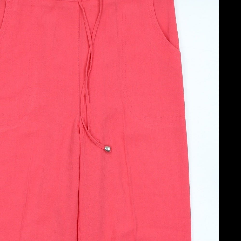 Papaya Womens Pink   Capri Trousers Size 12