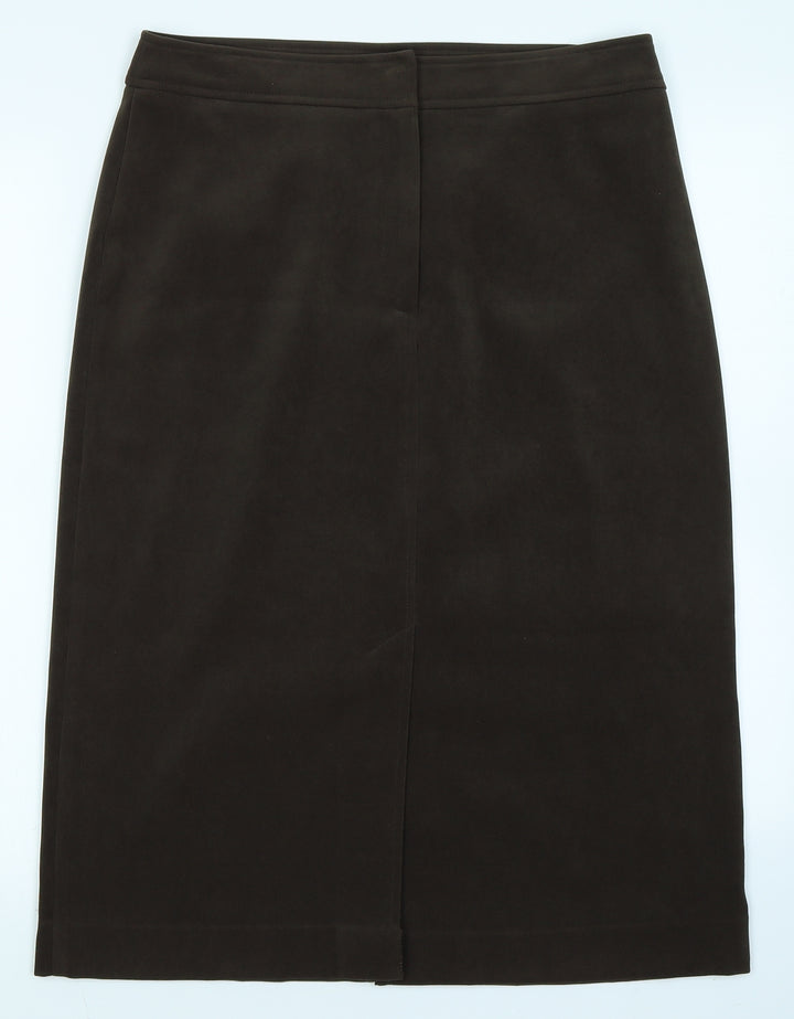 Essentials Womens Green   Straight & Pencil Skirt Size 32 in