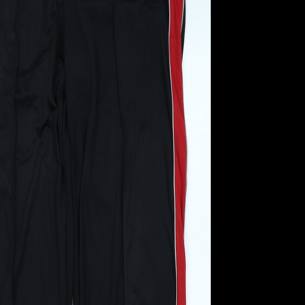 NEXT Womens Black Striped  Jogger Trousers Size 20 L28 in