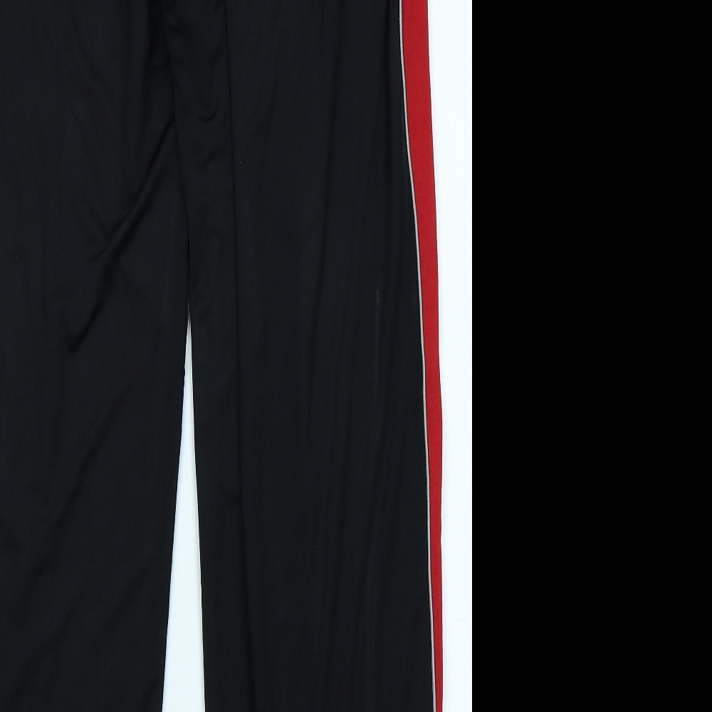 NEXT Womens Black Striped  Jogger Trousers Size 20 L28 in