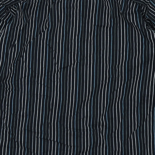 Matalan Boys Black Striped  Basic Button-Up Size 12-13 Years