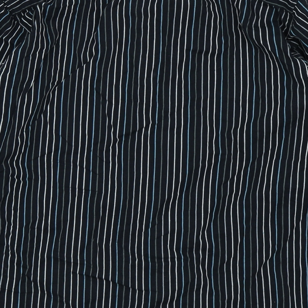 Matalan Boys Black Striped  Basic Button-Up Size 12-13 Years