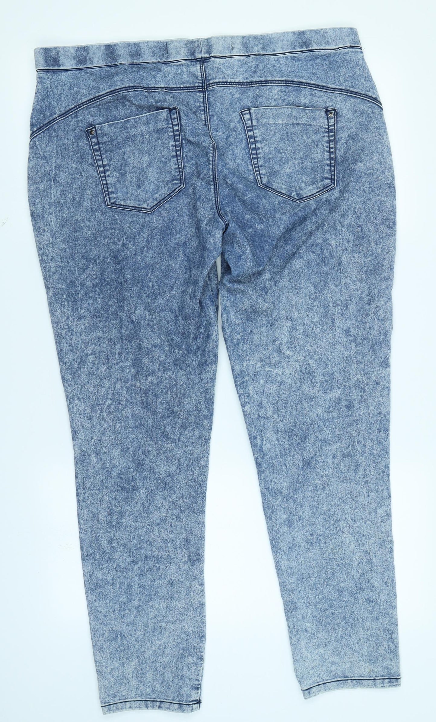 Denim Co Womens Blue  Denim Jegging Jeans Size 16 L26 in