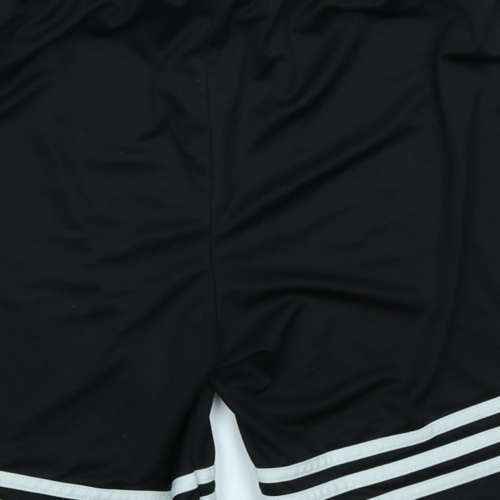 adidas Boys Black   Sweat Shorts Size 14 Years