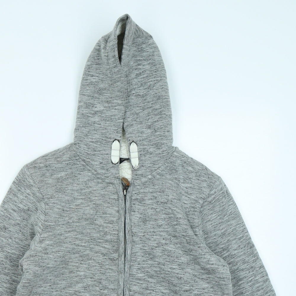 George Boys Grey   Full Zip Hoodie Size 13-14 Years