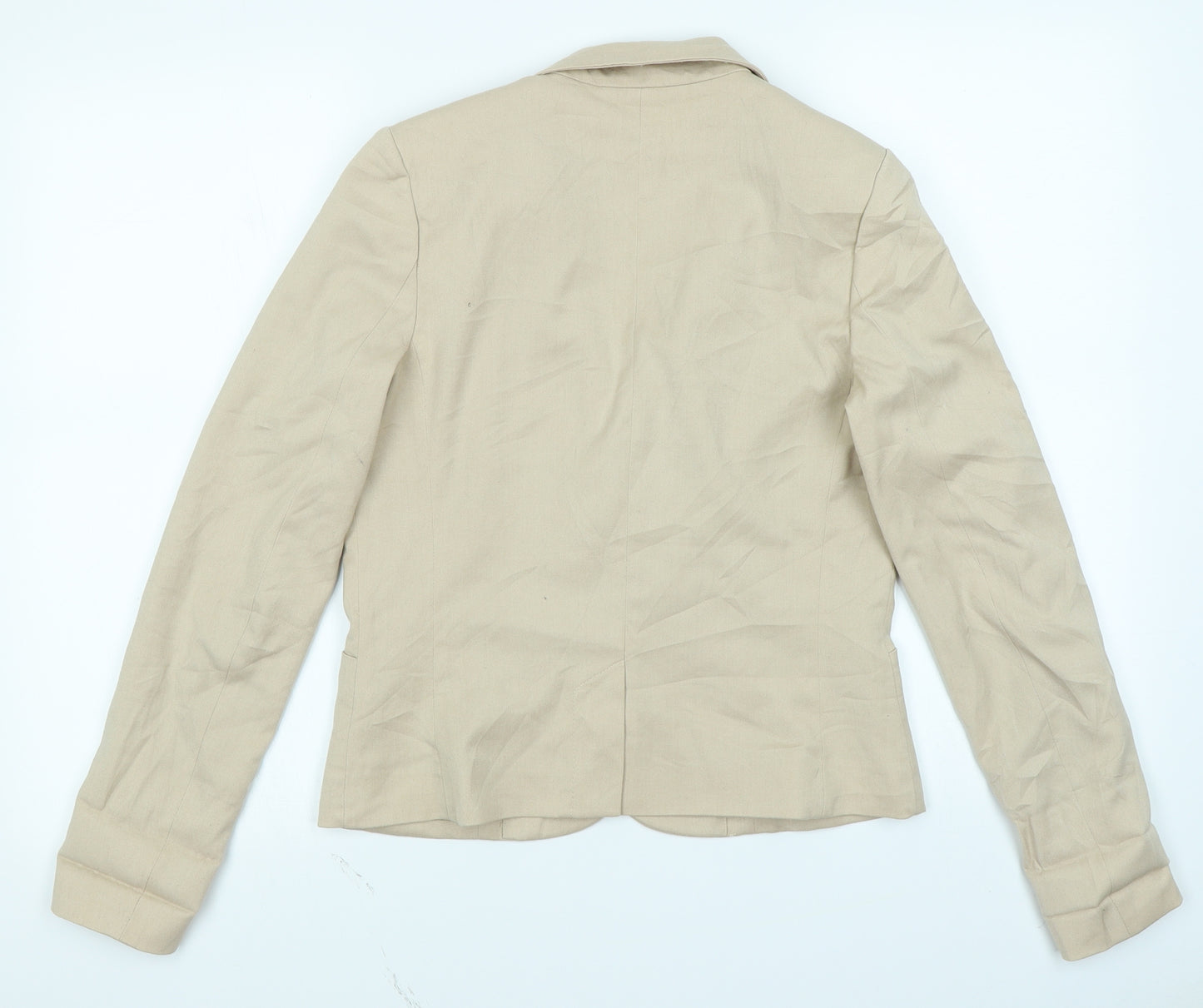Divided Womens Beige   Jacket Blazer Size 12