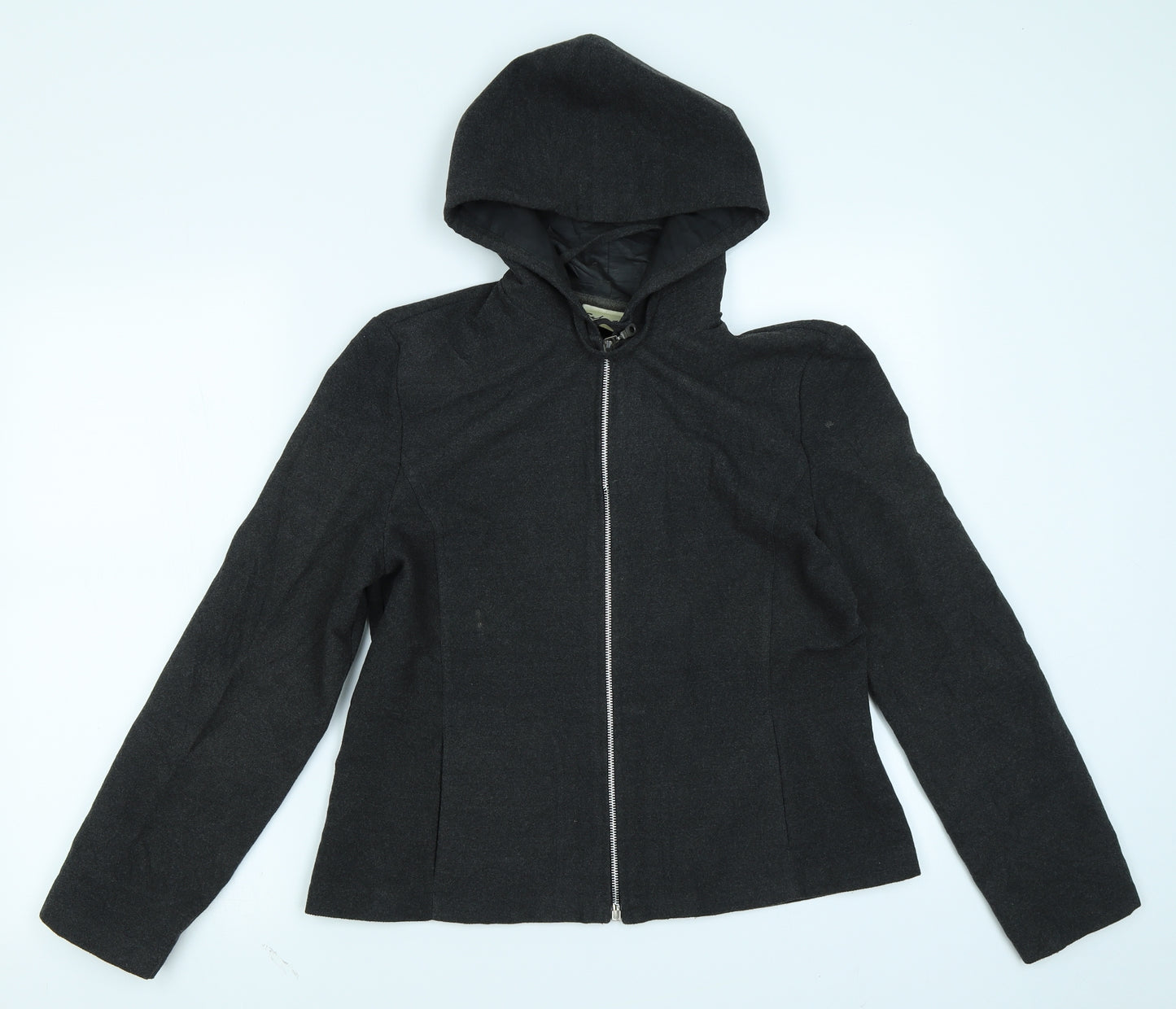 Select Womens Grey   Full Zip Hoodie Size 12