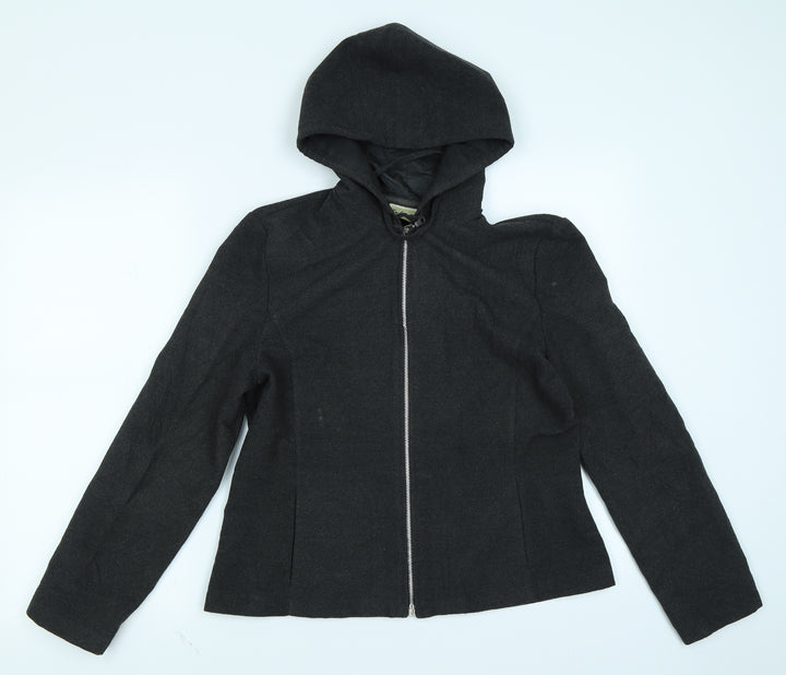Select Womens Grey   Full Zip Hoodie Size 12