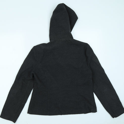 Select Womens Grey   Full Zip Hoodie Size 12