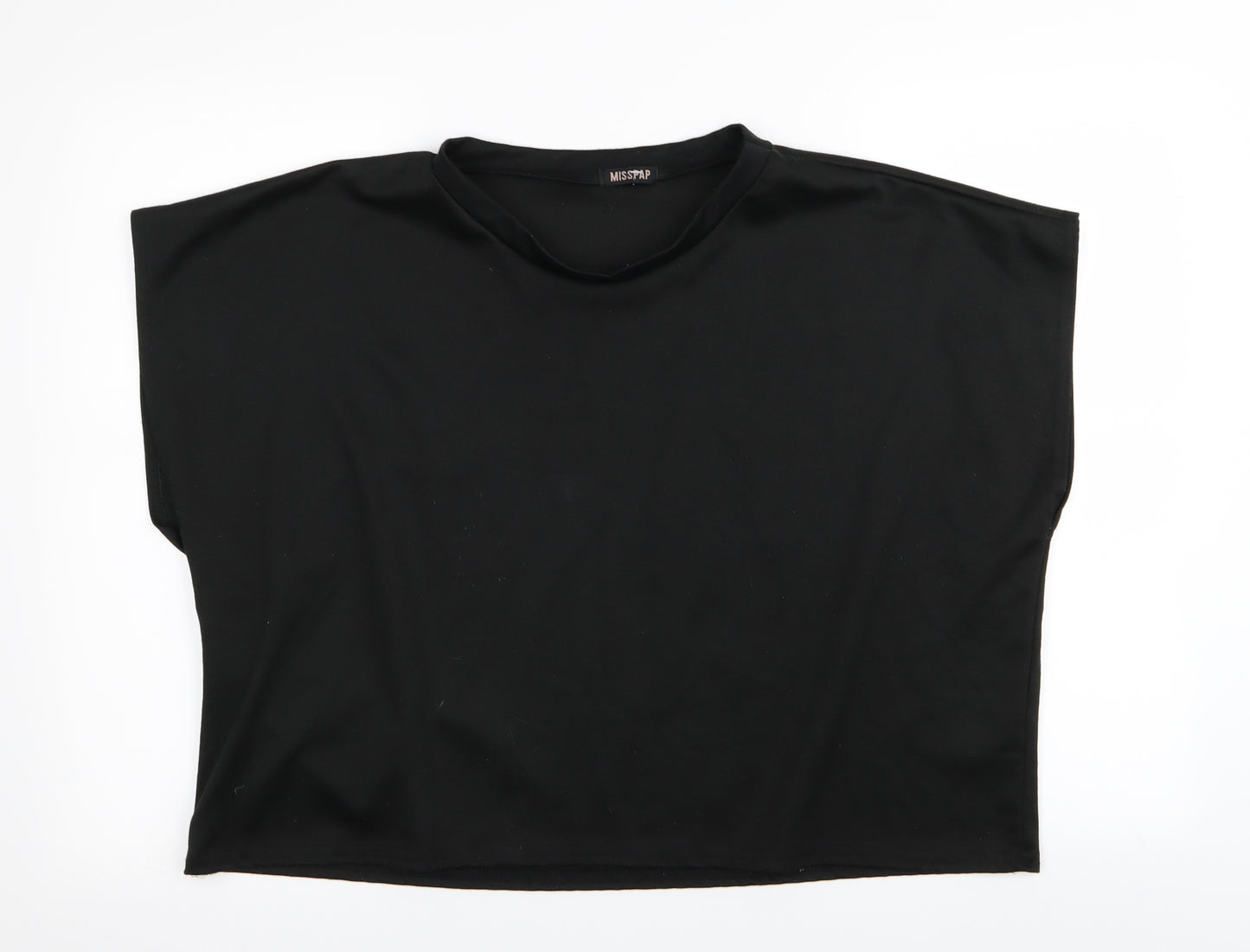 Misspap Womens Black   Basic T-Shirt Size L