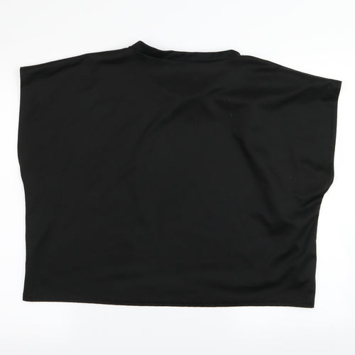 Misspap Womens Black   Basic T-Shirt Size L