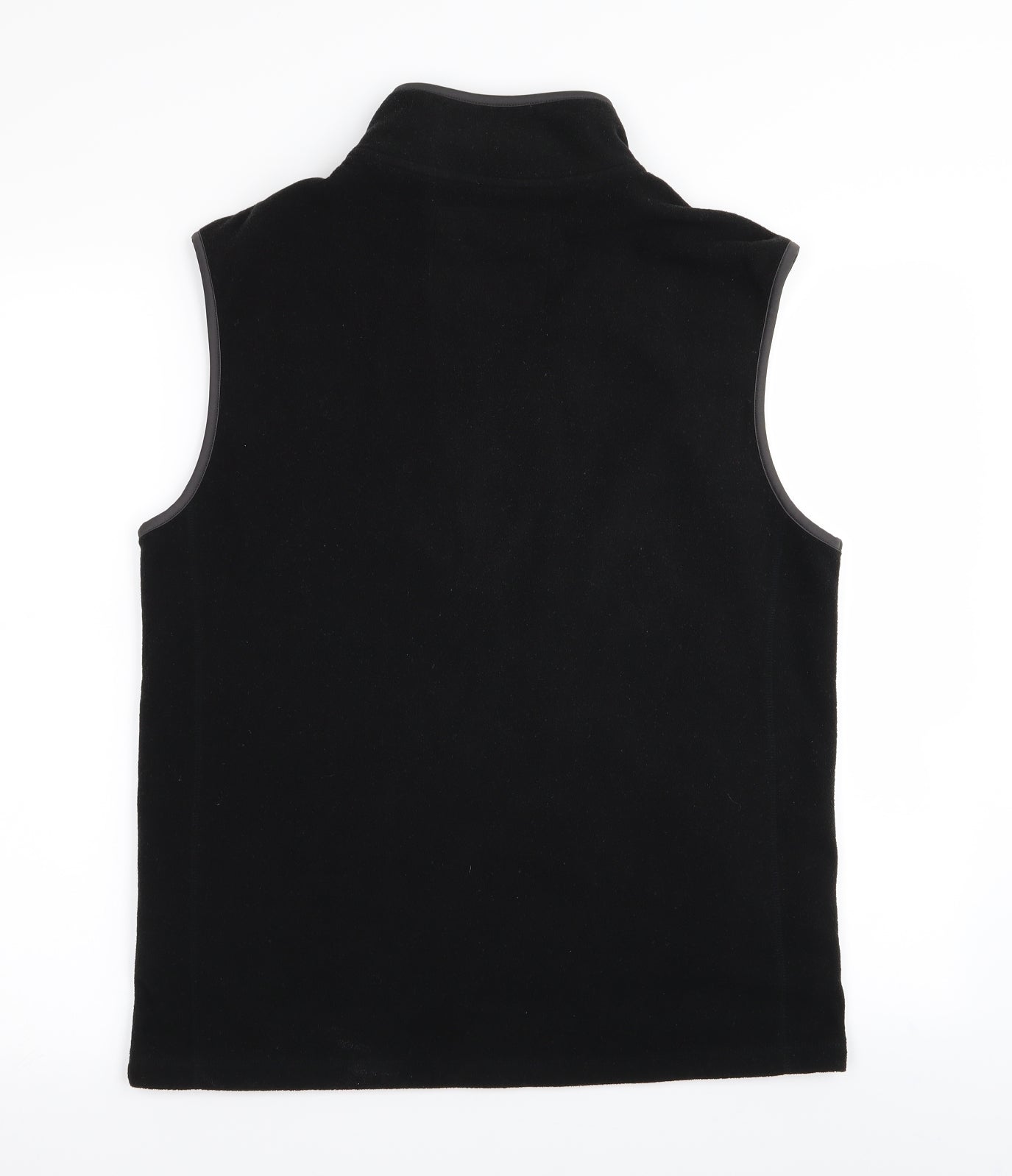 M&S Mens Black   Gilet Jacket Size S  - fleece