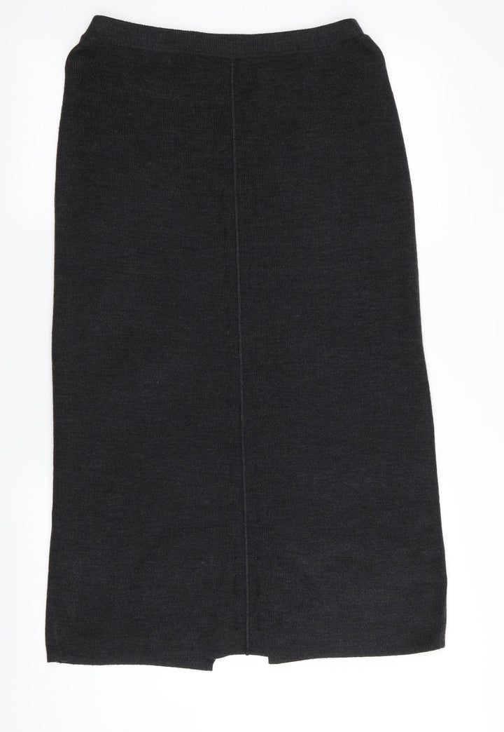 plus collection Womens Black   A-Line Skirt Size 14  - Stretch waistband