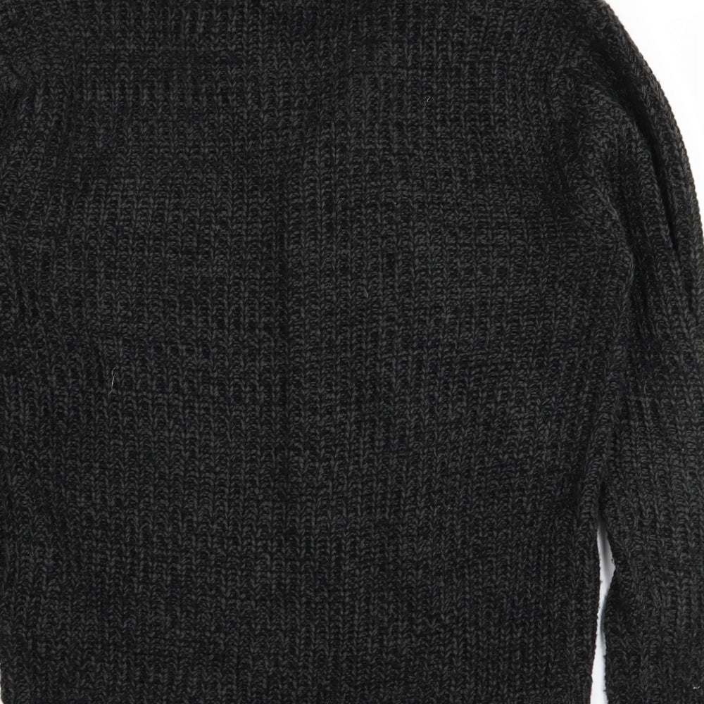 carter&rise Mens Black   Cardigan Jumper Size M