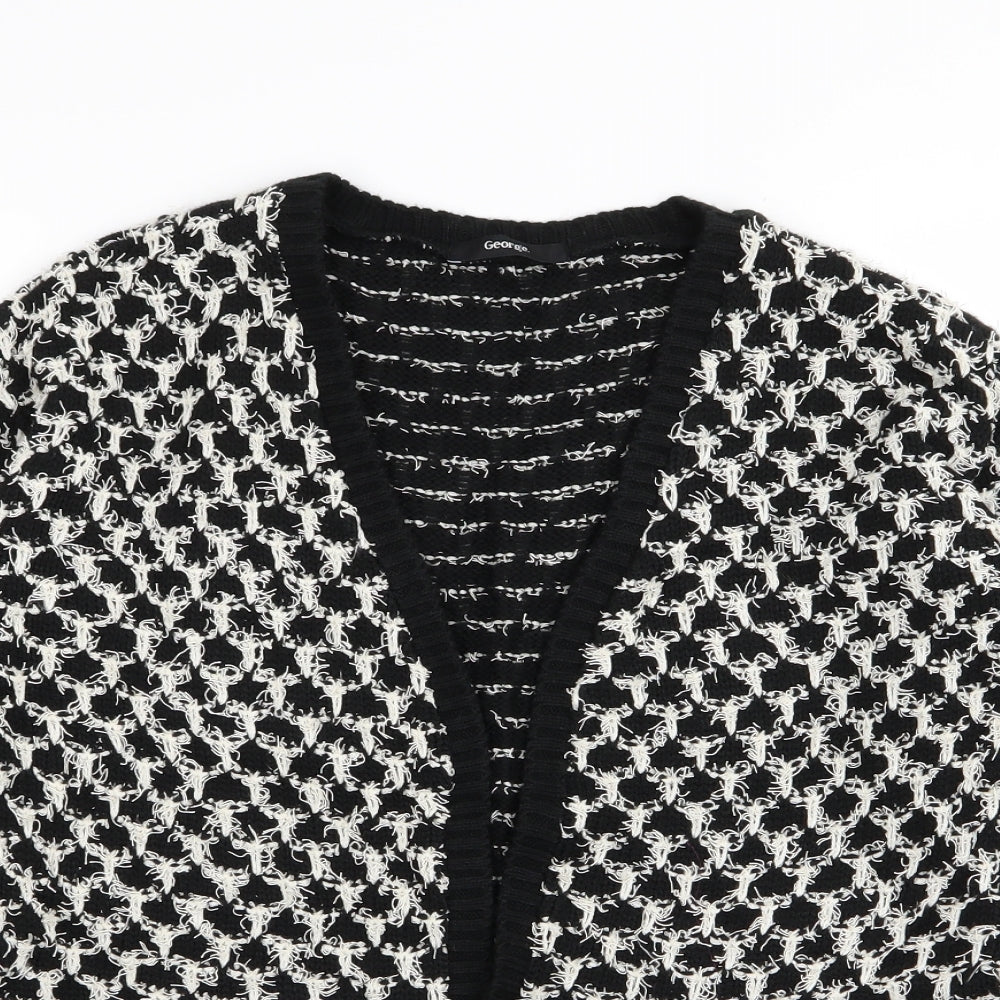 Asda George Womens Black   Cardigan Jumper Size 8