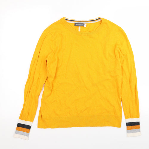Mint Velvet Womens Yellow   Pullover Jumper Size 12