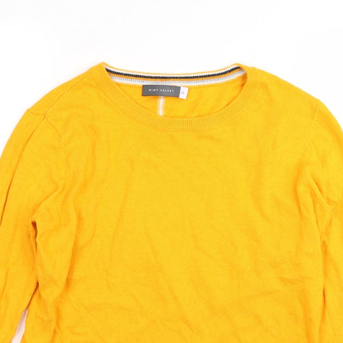 Mint Velvet Womens Yellow   Pullover Jumper Size 12