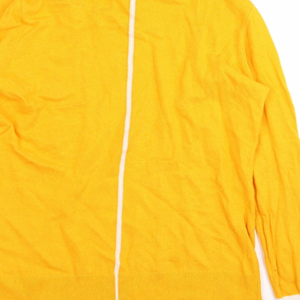 Mint Velvet Womens Yellow   Pullover Jumper Size 12