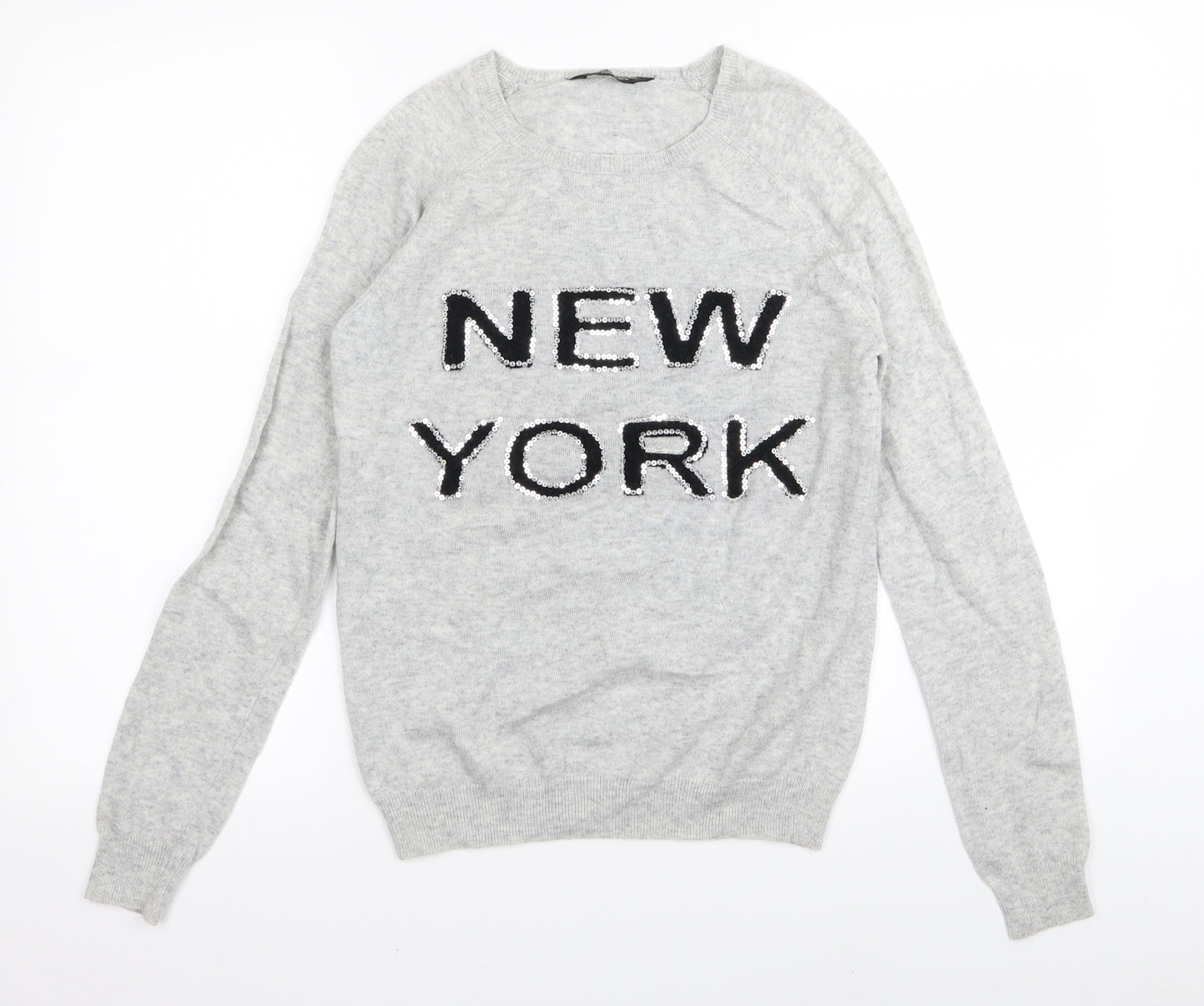 Dorothy Perkins Womens Grey   Pullover Jumper Size 10