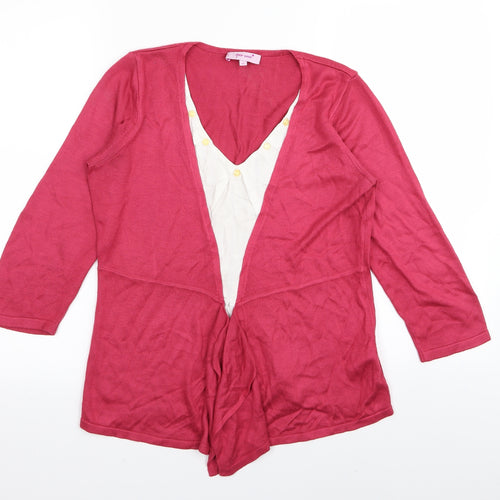 Per Una Womens Pink   Basic T-Shirt Size 10