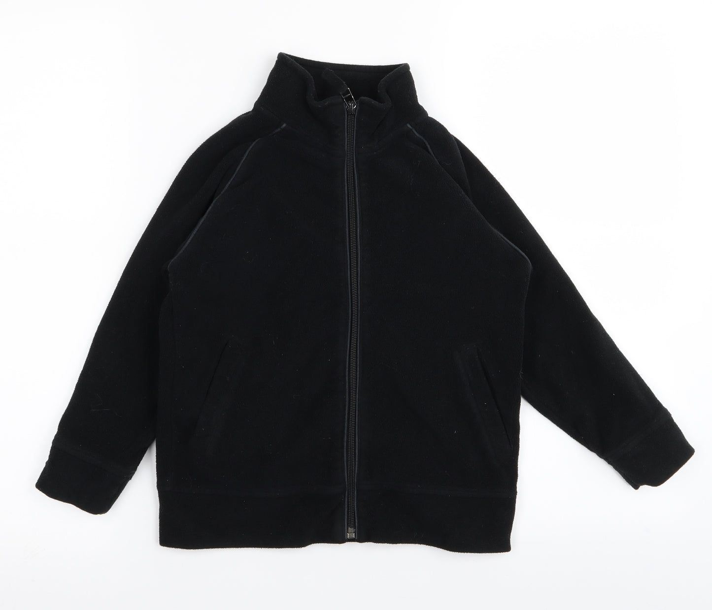 NEXT Boys Black   Full Zip Jumper Size 5 Years  - FLEECE