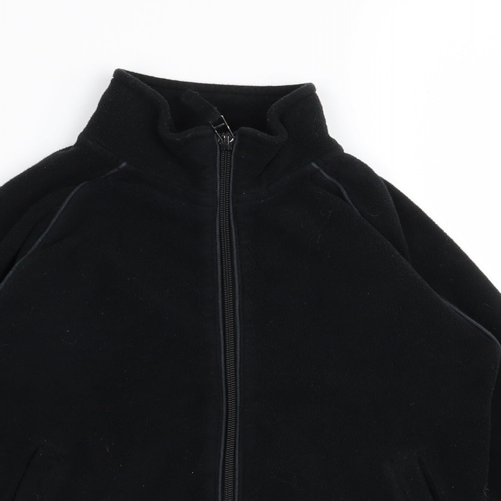 NEXT Boys Black   Full Zip Jumper Size 5 Years  - FLEECE