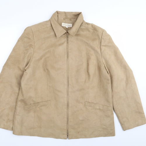 EWM Womens Beige   Jacket  Size 18