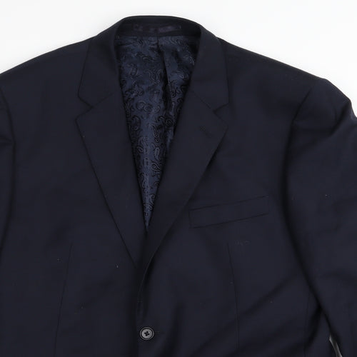 t flood Mens Blue   Jacket Blazer Size 38