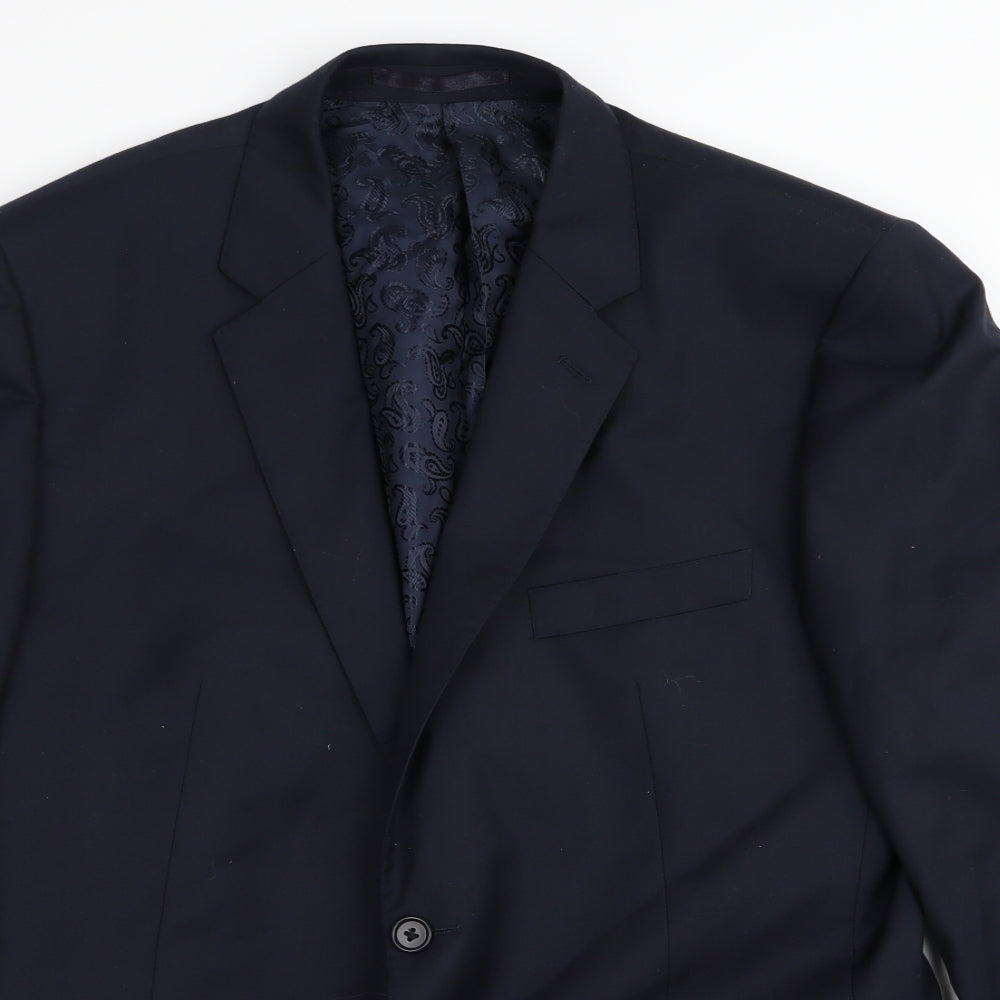 t flood Mens Blue   Jacket Blazer Size 38
