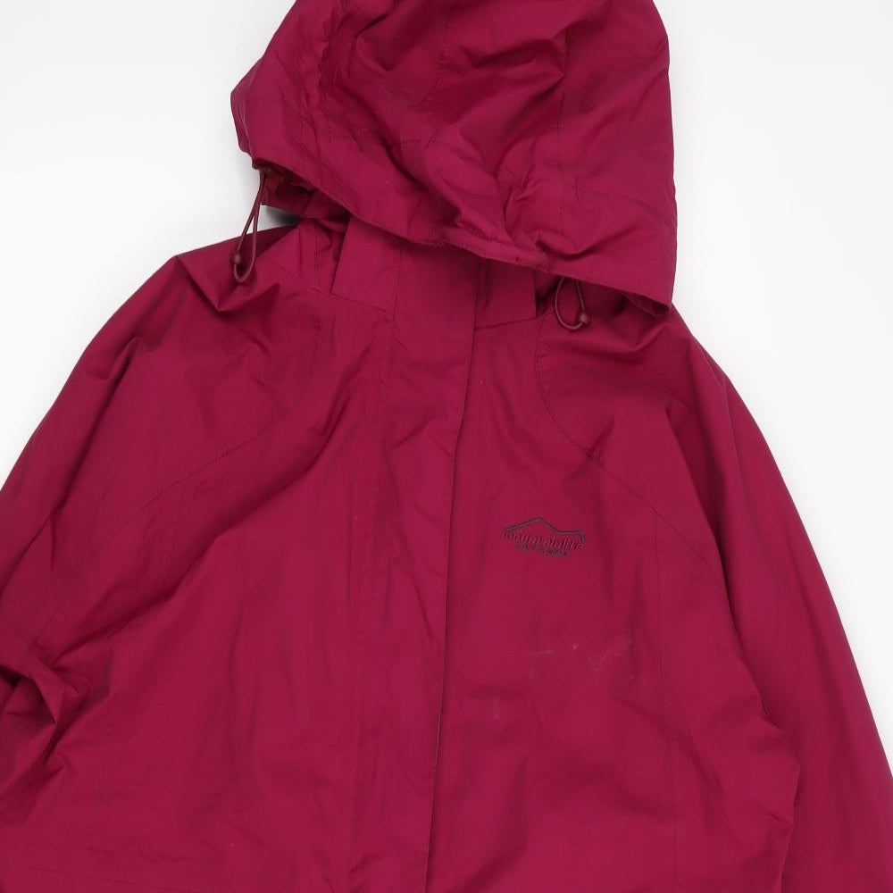 mountainlife extreme Womens Purple   Rain Coat Coat Size 16