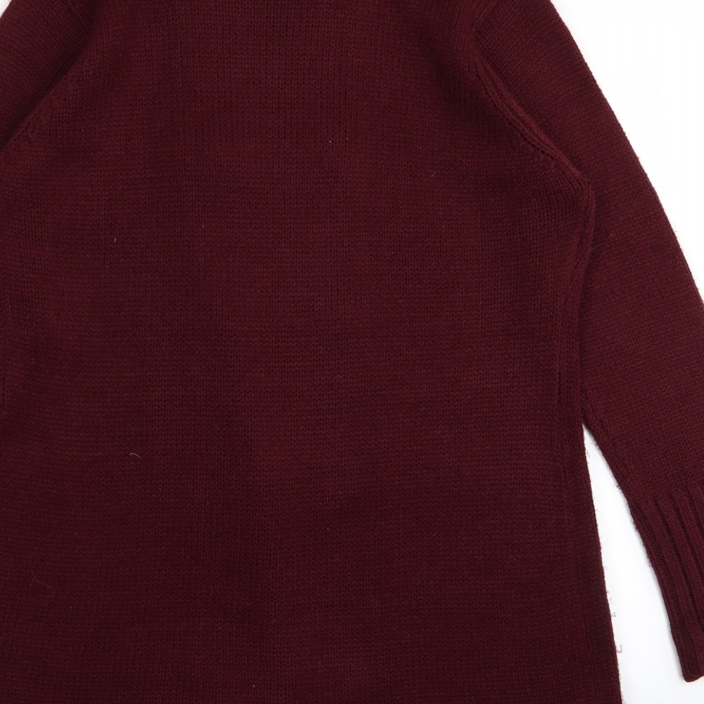 Debenhams Womens Red   Cardigan Jumper Size 16