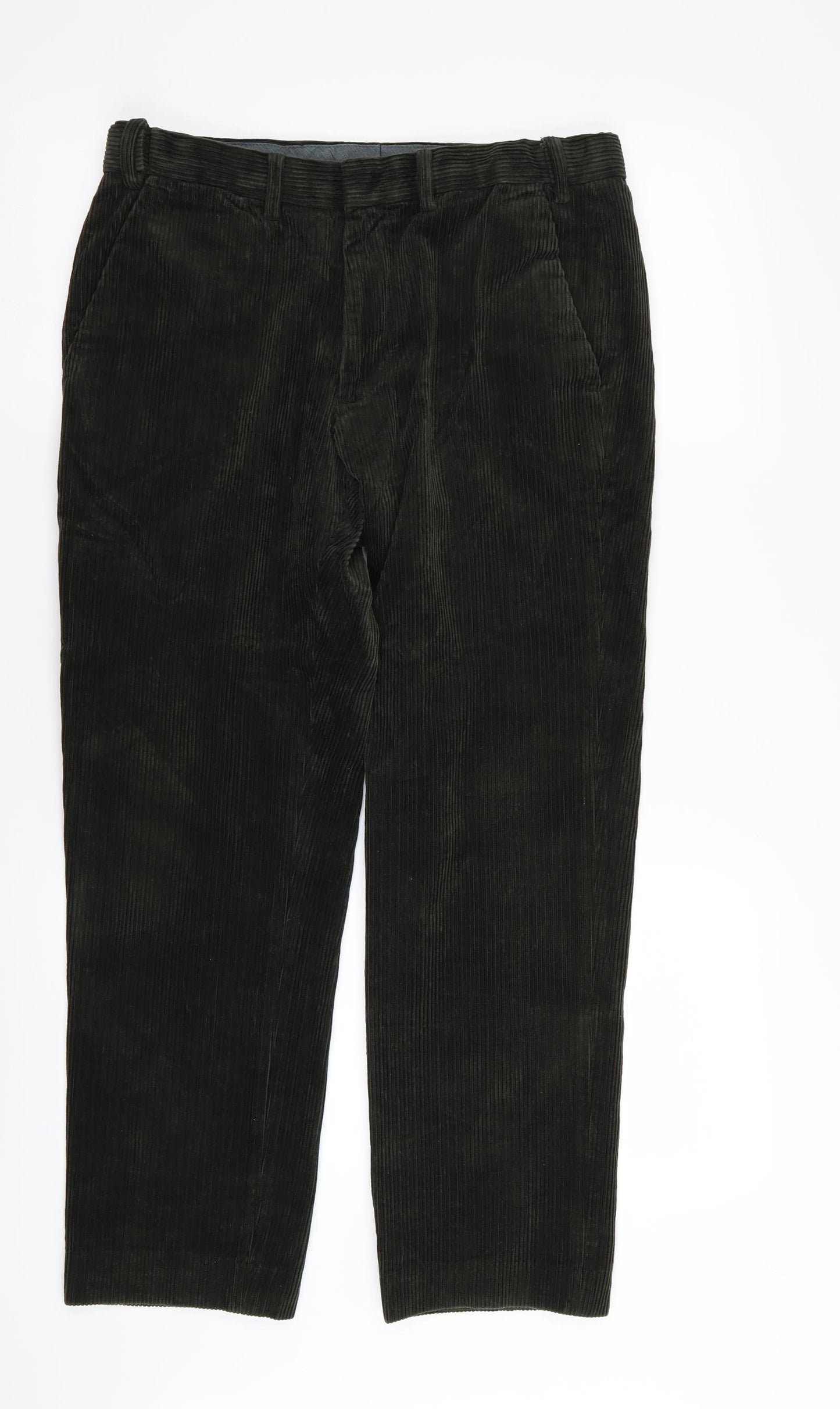 M&S Mens Green   Trousers  Size 32 in L26 in