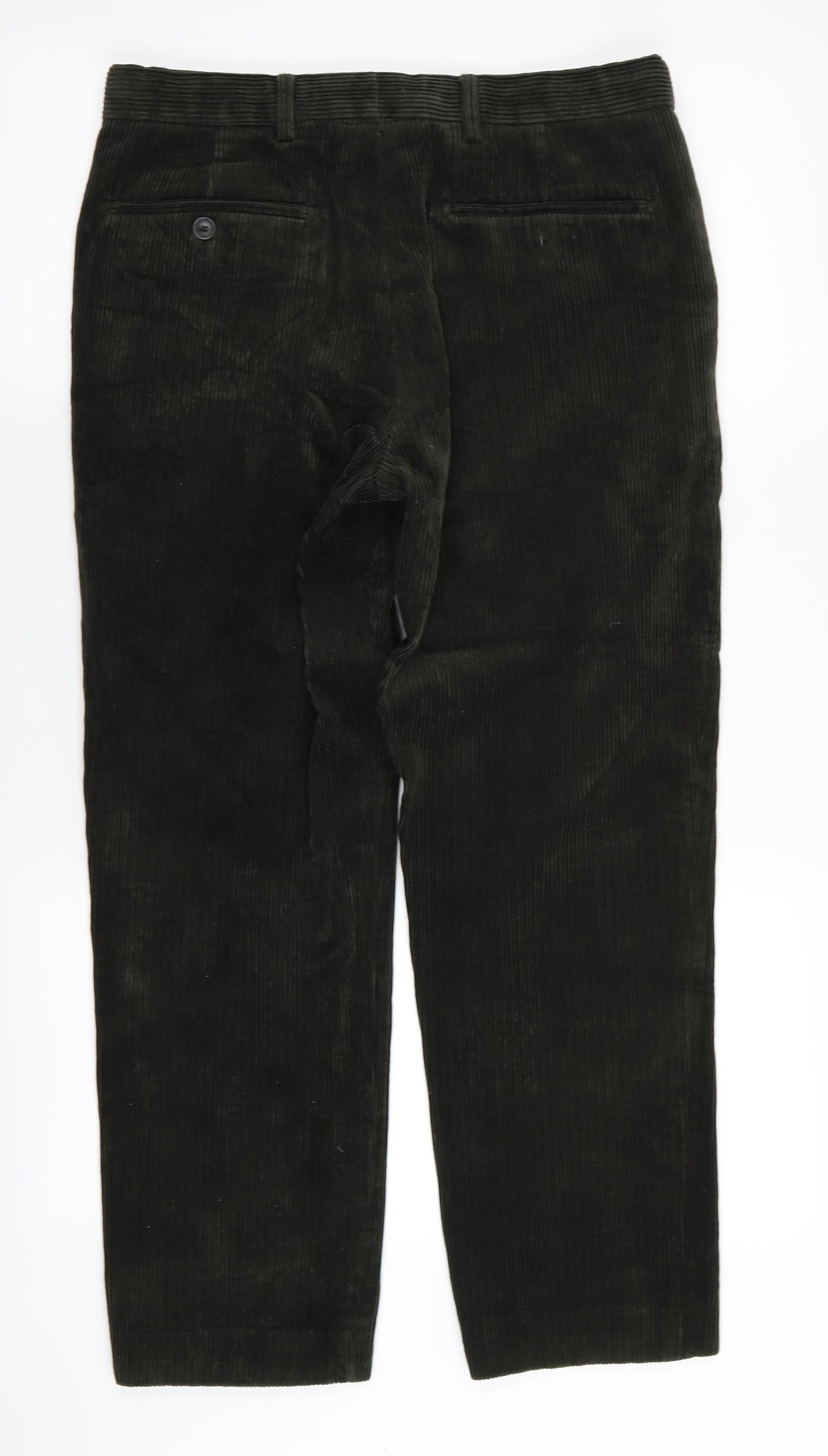 M&S Mens Green   Trousers  Size 32 in L26 in