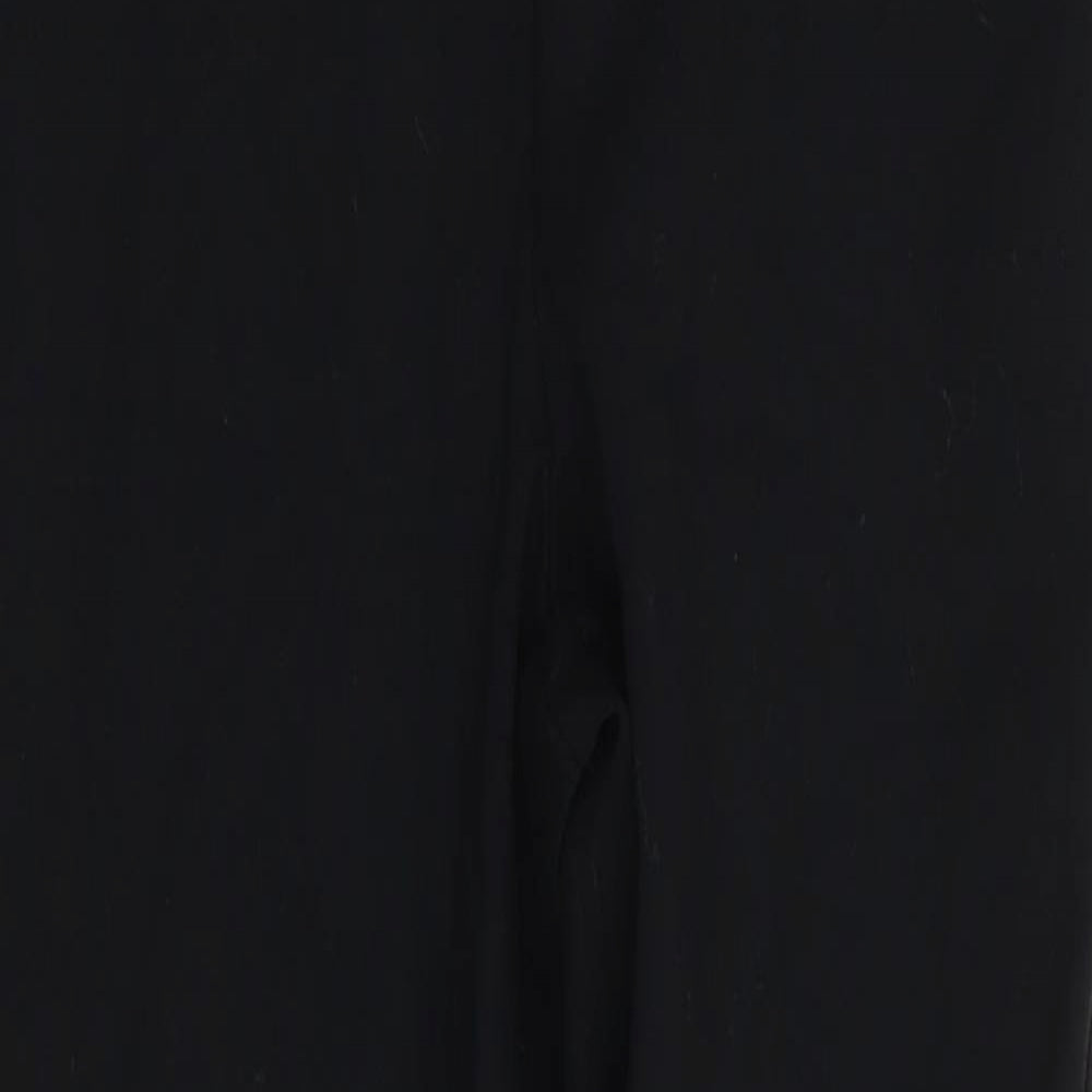 Papaya Womens Black   Trousers  Size 12 L24 in