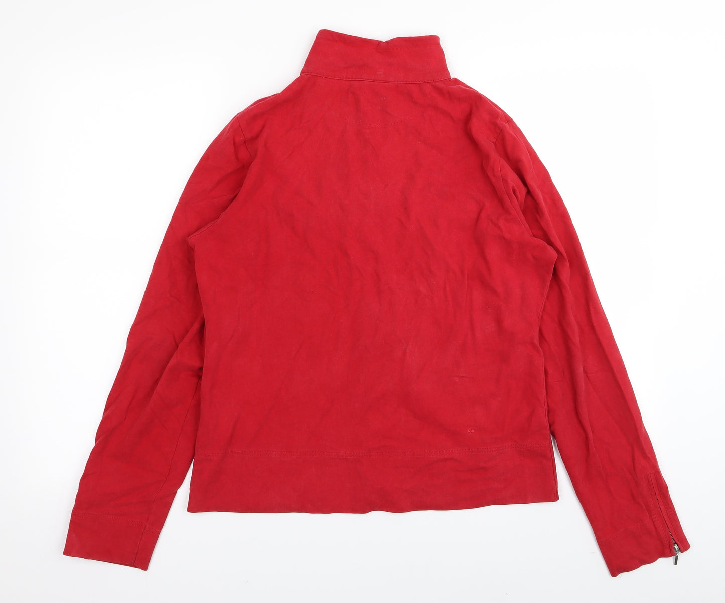NEXT Womens Red   Full Zip Jumper Size 16