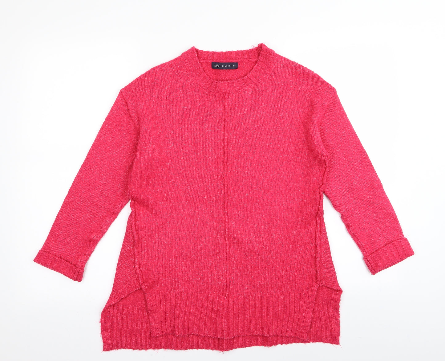 M&S Womens Pink   Pullover Jumper Size S