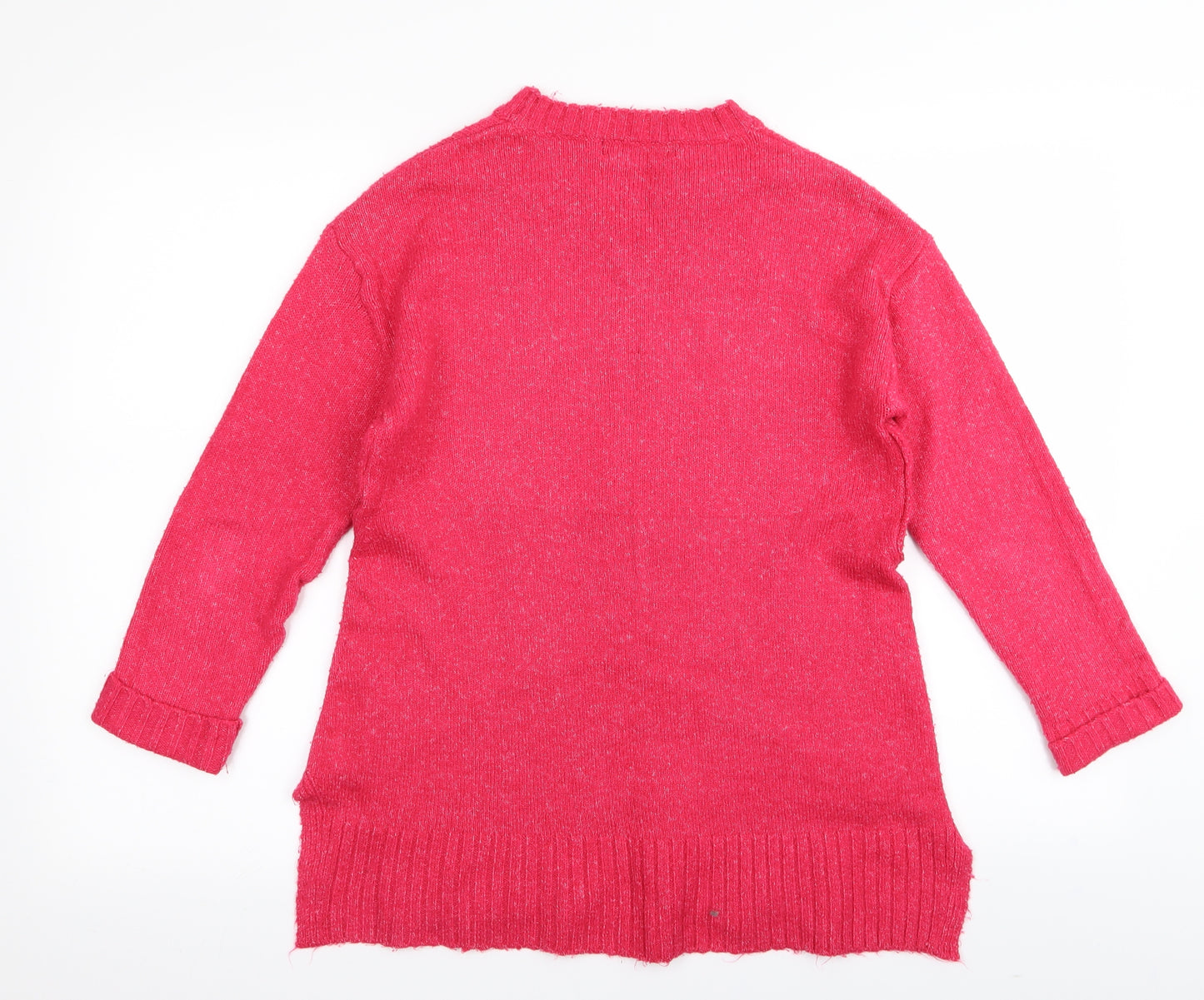 M&S Womens Pink   Pullover Jumper Size S