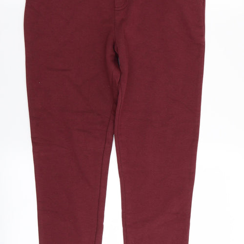 Asda George Boys Red   Jogger Trousers Size 10-11 Years