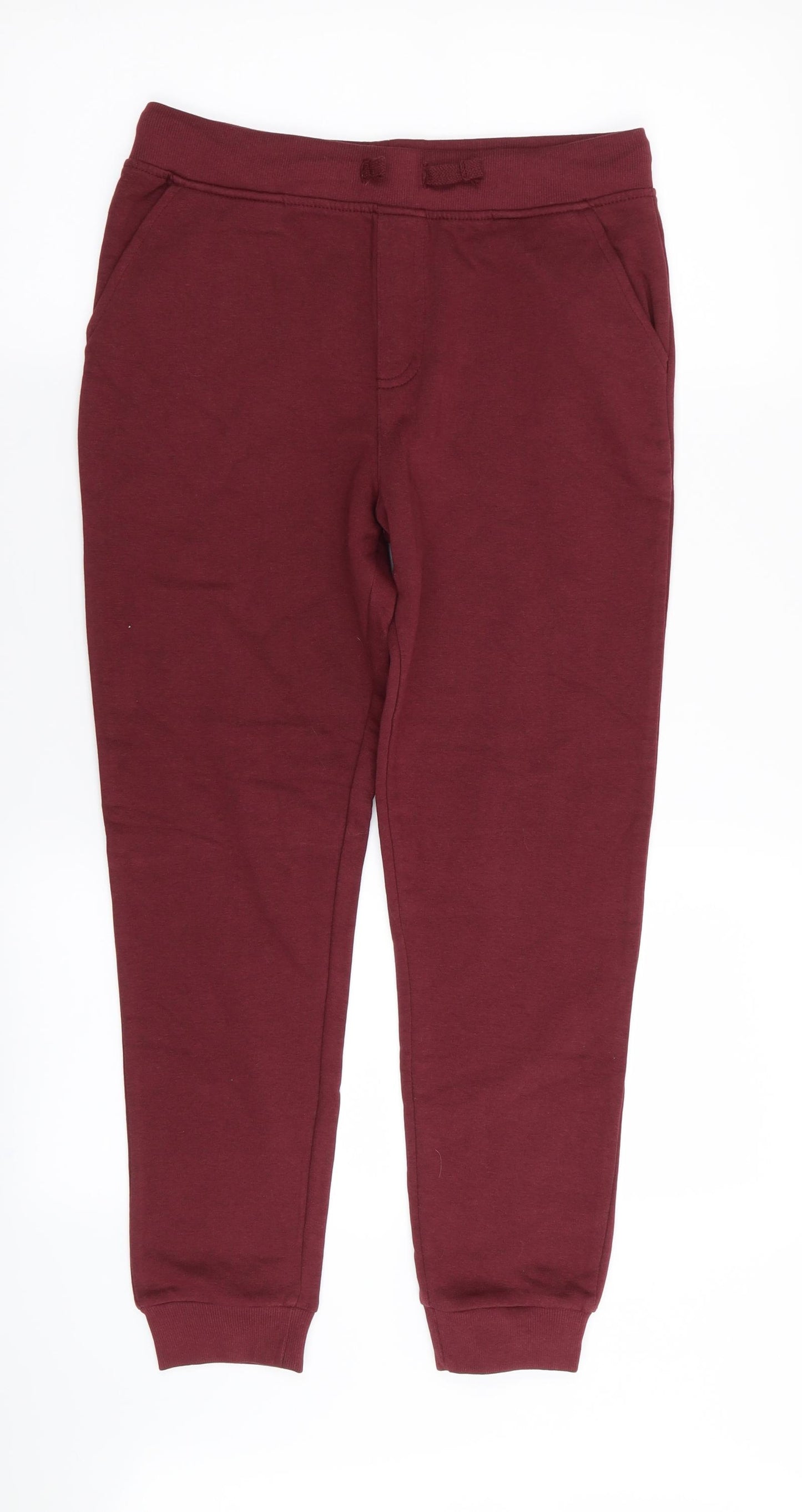 Asda George Boys Red   Jogger Trousers Size 10-11 Years