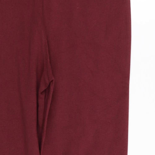 Asda George Boys Red   Jogger Trousers Size 10-11 Years